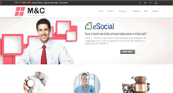 Desktop Screenshot of mc.med.br