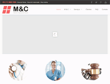 Tablet Screenshot of mc.med.br